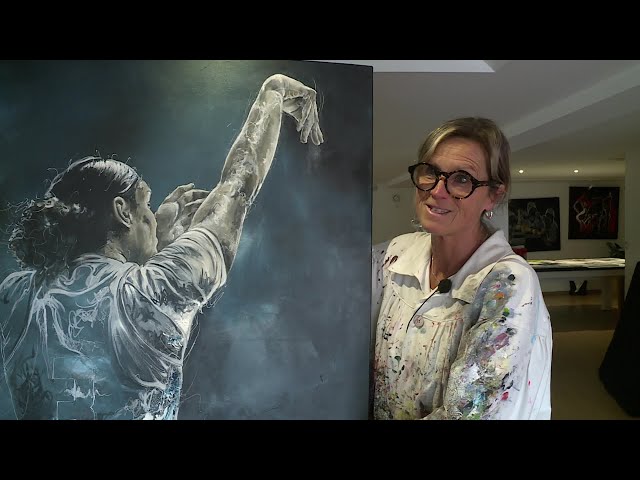 ⁣JO 2024 : Valérie Galli, de l'épée au pinceau