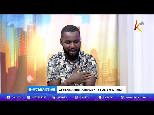 ⁣K24 TV LIVE| Enteractive with Sarah and Tony