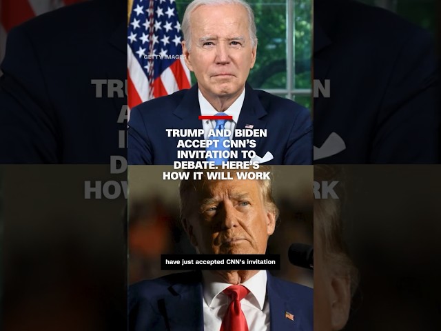⁣Trump and Biden accept CNN’s invitation to debate. Here’s how it will work