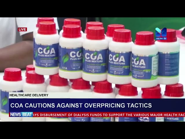 ⁣COA caution against over-pricing tactics