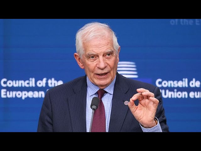 ⁣Borrell denounces Georgia's 'Russian law' and demands its withdrawal