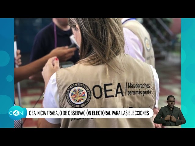 ⁣OEA inicia trabajo de observación electoral para las elecciones