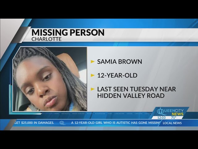 ⁣12-year-old Charlotte girl with autism is missing