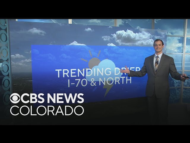 ⁣A few evening showers remain possible, big weekend warmup across Colorado