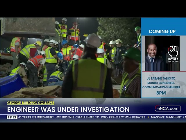 ⁣George Building Collapse | Engineer was under investigation