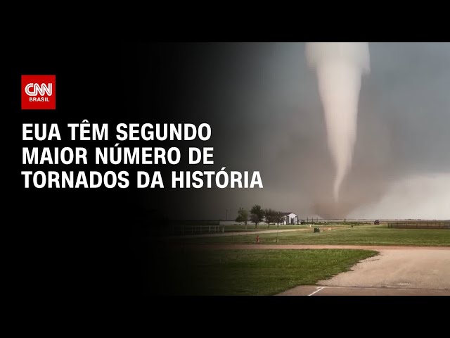 ⁣EUA têm segundo maior número de tornados da história | CNN ARENA