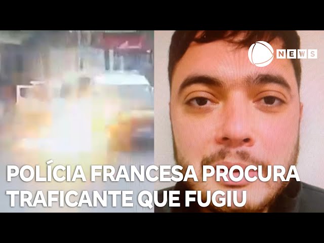 Polícia francesa procura traficante que fugiu de furgão