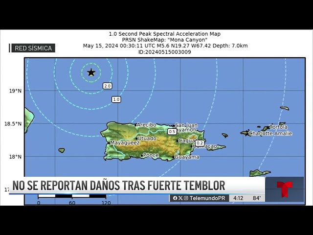 "Bastante fuertecito" el temblor que se reportó el martes