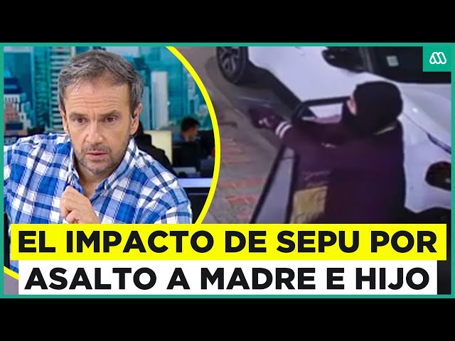 "La imagen es impactante": La reflexión de Sepu sobre el asalto a una madre y su hijo