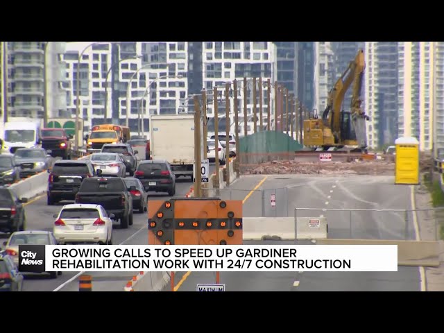 ⁣Growing push for 24/7 construction to speed up Gardiner work