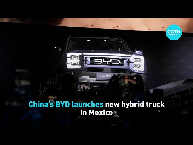 ⁣China's BYD launches new hybrid truck in Mexico