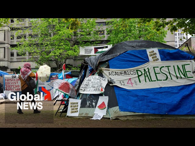 ⁣Gaza protests: Quebec judge rejects McGill injunction request to dismantle encampment