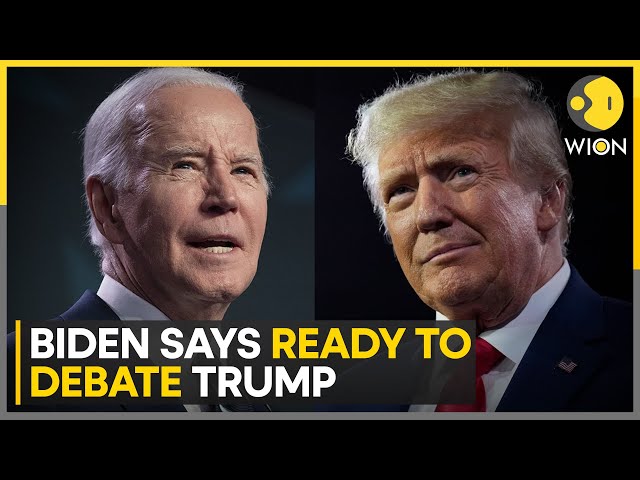 ⁣US elections 2024: Joe Biden ready to debate Donald Trump | WION