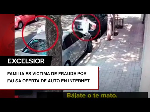 Familia es víctima de fraude y robo violento por falsa oferta de auto en internet, fue en CDMX