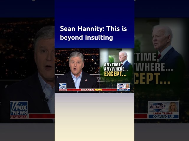 ⁣Sean Hannity: The media mob knows Trump won't bow at their altar #shorts