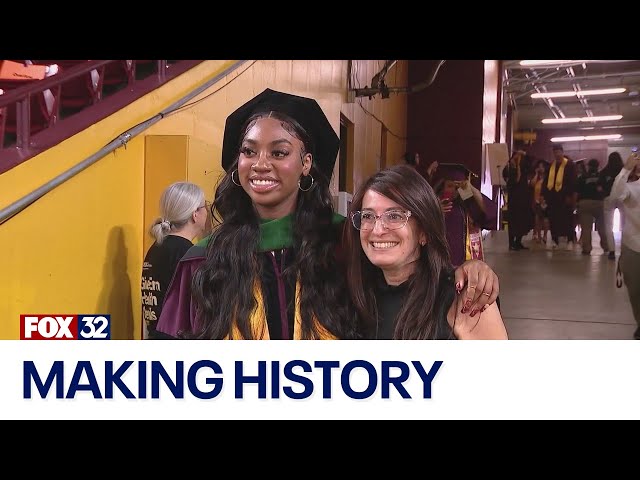 ⁣Chicago teen makes history
