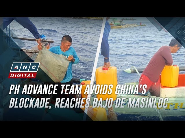 ⁣Tagumpay! PH advance team avoids China's blockade, reaches Bajo de Masinloc