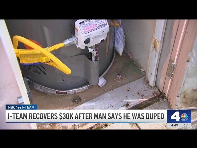 ⁣Los Angeles man says he was duped by Culver City plumbing business