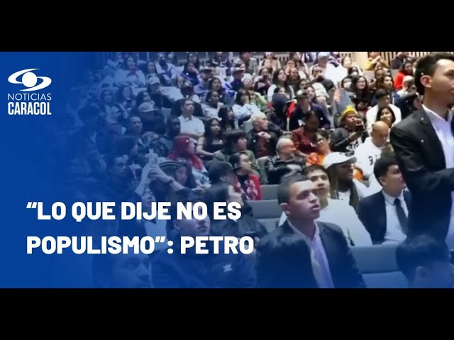 ⁣Estos jóvenes criticaron al presidente Petro y tildaron su discurso de “populista”