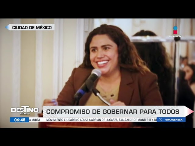 ⁣Caty Monreal afirma que gobernará para todos e impulsará la reactivación económica