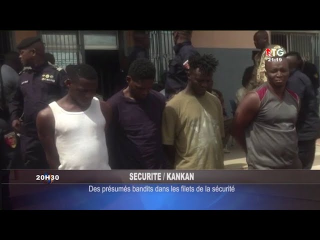 ⁣www.guineesud.com : Kankan/Insécurité : arrestation de 4 bandits présumés dont un militaire