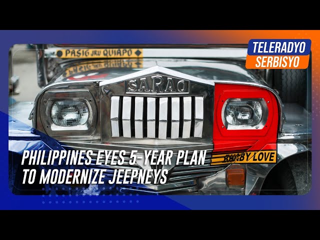 ⁣Philippines eyes 5-year plan to modernize jeepneys