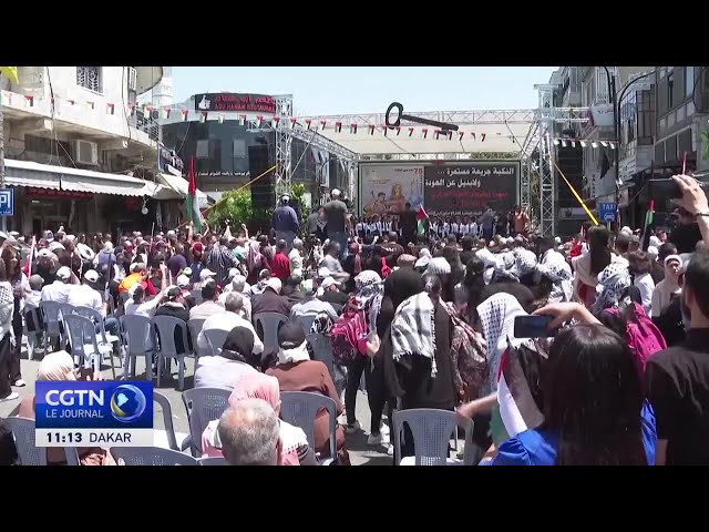⁣Les Palestiniens commémorent la "Nakba", alors que des milliers d'entre eux fuient Ra