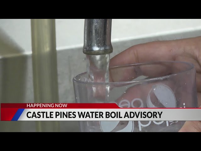 Boil advisory affects Castle Pines restaurants