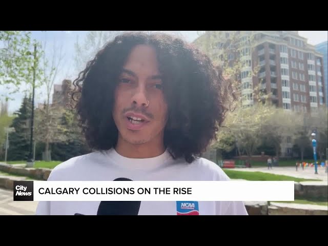 ⁣Calgary collisions on the rise