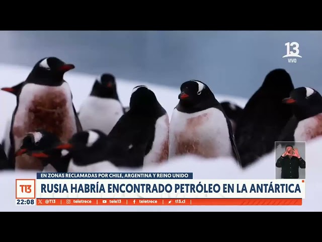 ⁣Rusia habría encontrado petróleo en la Antártica en zonas reclamadas por Chile, Argentina y UK