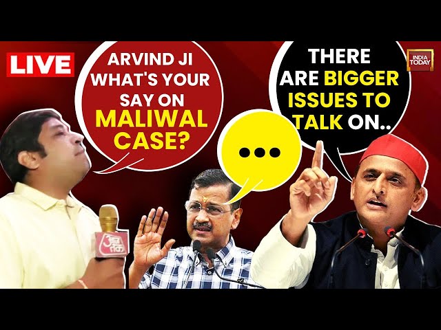 ⁣Watch LIVE: Arvind Kejriwal Evades India Today's Question On Swati Maliwal Assault | India Toda