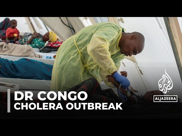 ⁣DR Congo cholera outbreak: Struggle to contain spread at camps in Goma
