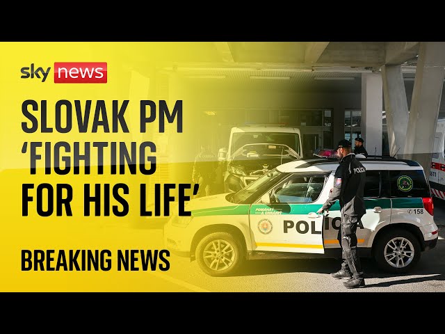 ⁣Watch live: Slovakia's PM remains in hospital, "stable but very serious" after assass