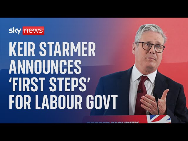 ⁣Watch live: Sir Keir Starmer unveils Labour plans to 'change Britain', campaigning ahead o