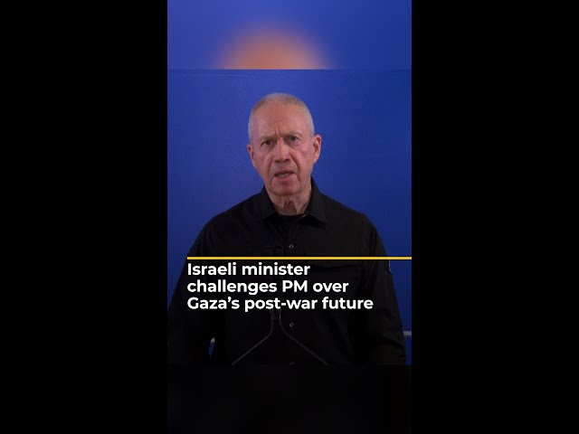 ⁣Israeli minister challenges Netanyahu over Gaza’s post-war future | AJ #shorts