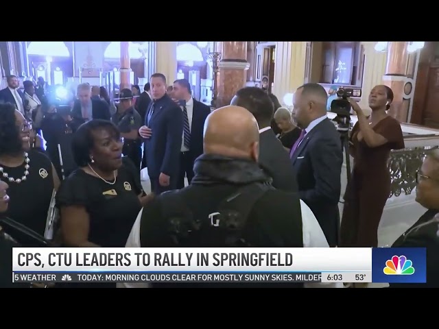 ⁣Chicago Public Schools, teachers union head to Springfield to lobby for more money