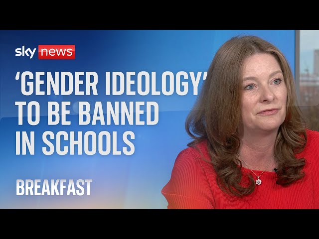 ⁣Education secretary: 'Gender ideology' shouldn't be taught in schools
