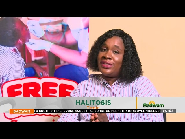 ⁣Health Tips: Halitosis - Badwam on Adom TV (26-01-24)
