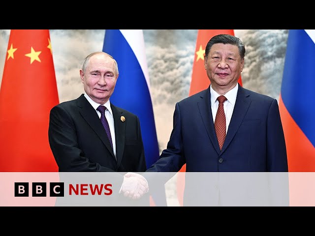 ⁣Putin visits Xi in China as leaders push for 'political solution' to Ukraine war | BBC New