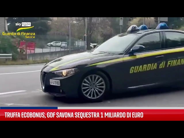 ⁣Truffa ecobonus, Gdf Savona sequestra 1 miliardo di euro