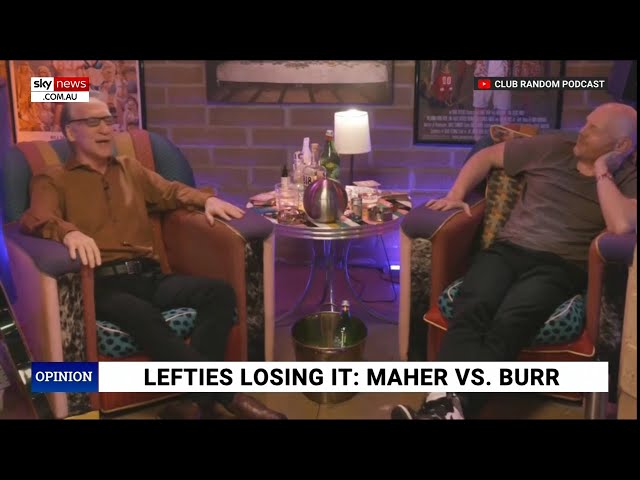 ⁣Lefties losing it: Bill Burr roasts Bill Maher on his own podcast 'Club Random'
