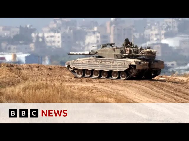 ⁣Israeli tank fire kills five IDF soldiers in north Gaza | BBC News