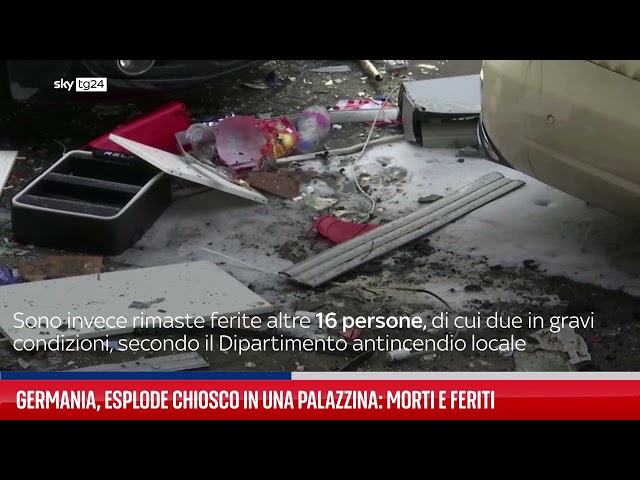⁣Germania, esplosione sventra un palazzo: 3 morti