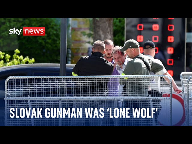 ⁣'Lone wolf' gunman was behind shooting of Slovakia's PM, officials say