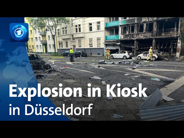 Tote und Verletzte bei Explosion in Kiosk in Düsseldorf