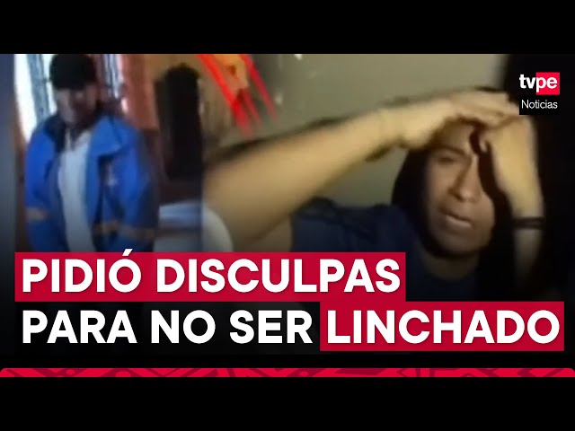 ⁣Lima: falso fiscalizador que extorsionaba a ambulantes fue descubierto y casi termina linchado