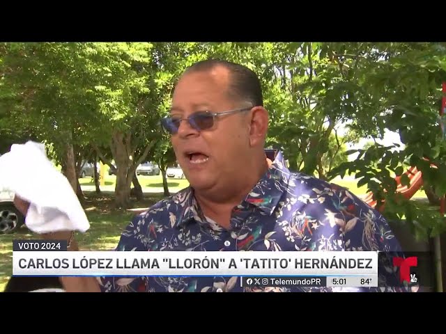 ⁣Sigue la guerra primarista entre Tatito Hernández y Carlos López