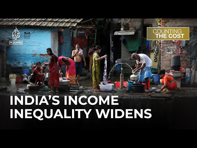 ⁣India's income inequality widens, should wealth be redistributed? | Counting the Cost