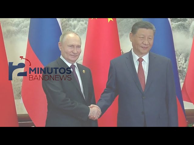 BandeNews em 2 Minutos (16/05/24 - Manhã) Putin busca apoio na guerra em reunião com Xi Jinping