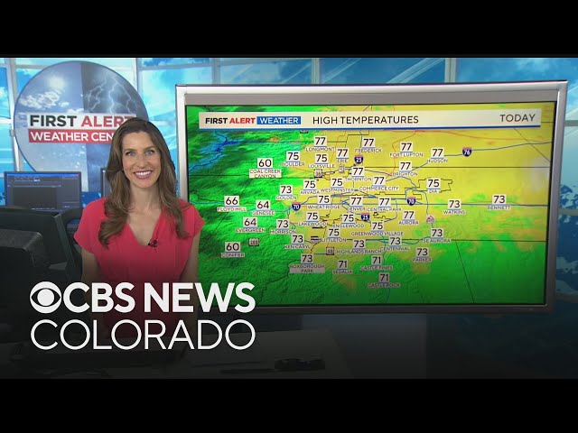⁣Denver weather: Back in the 70s today with 80s on the way for the end of the week